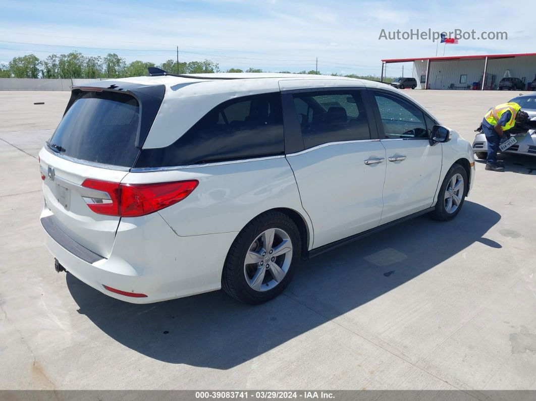 2019 Honda Odyssey Ex-l White vin: 5FNRL6H74KB032988