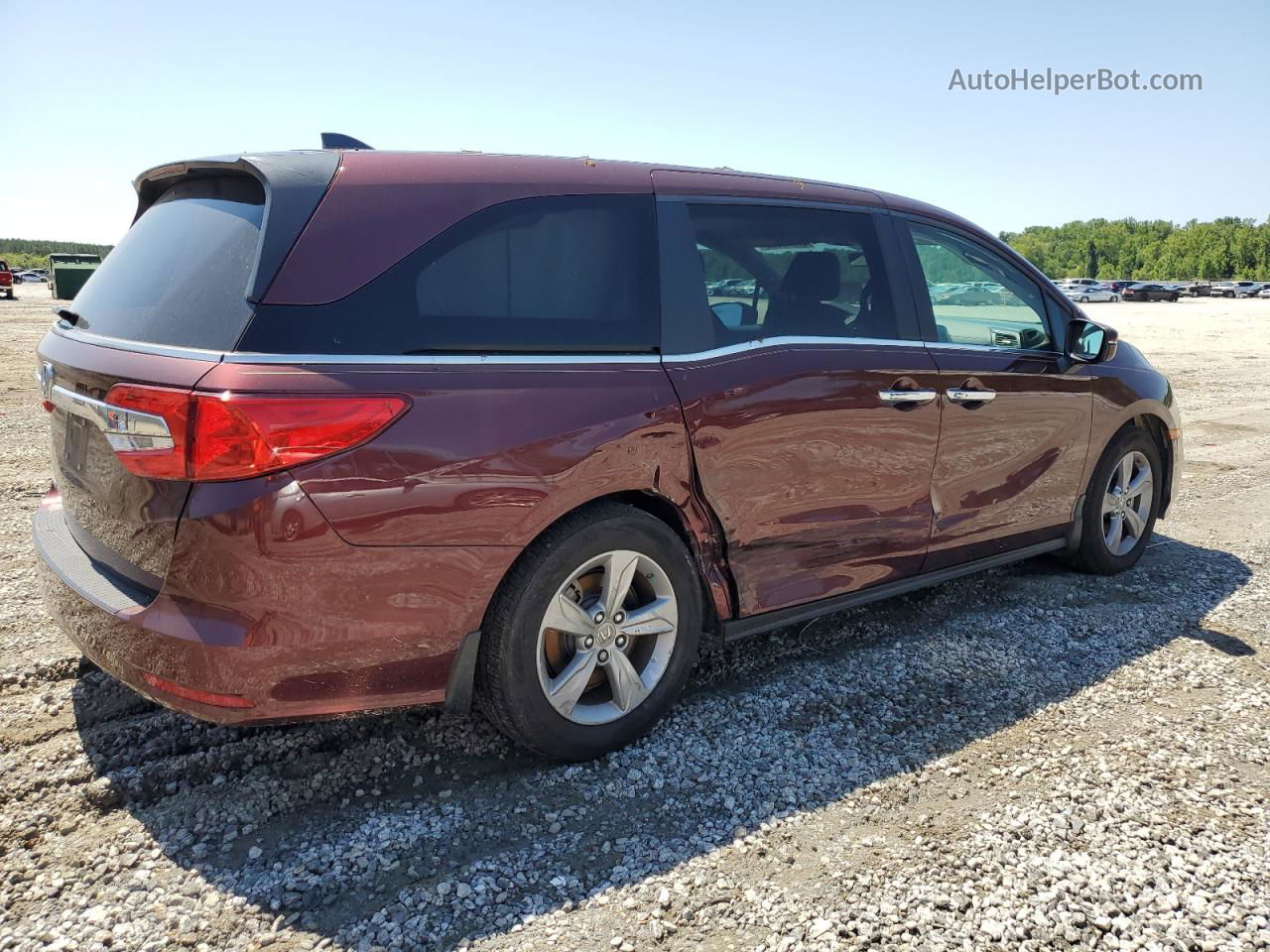 2019 Honda Odyssey Exl Red vin: 5FNRL6H74KB045868