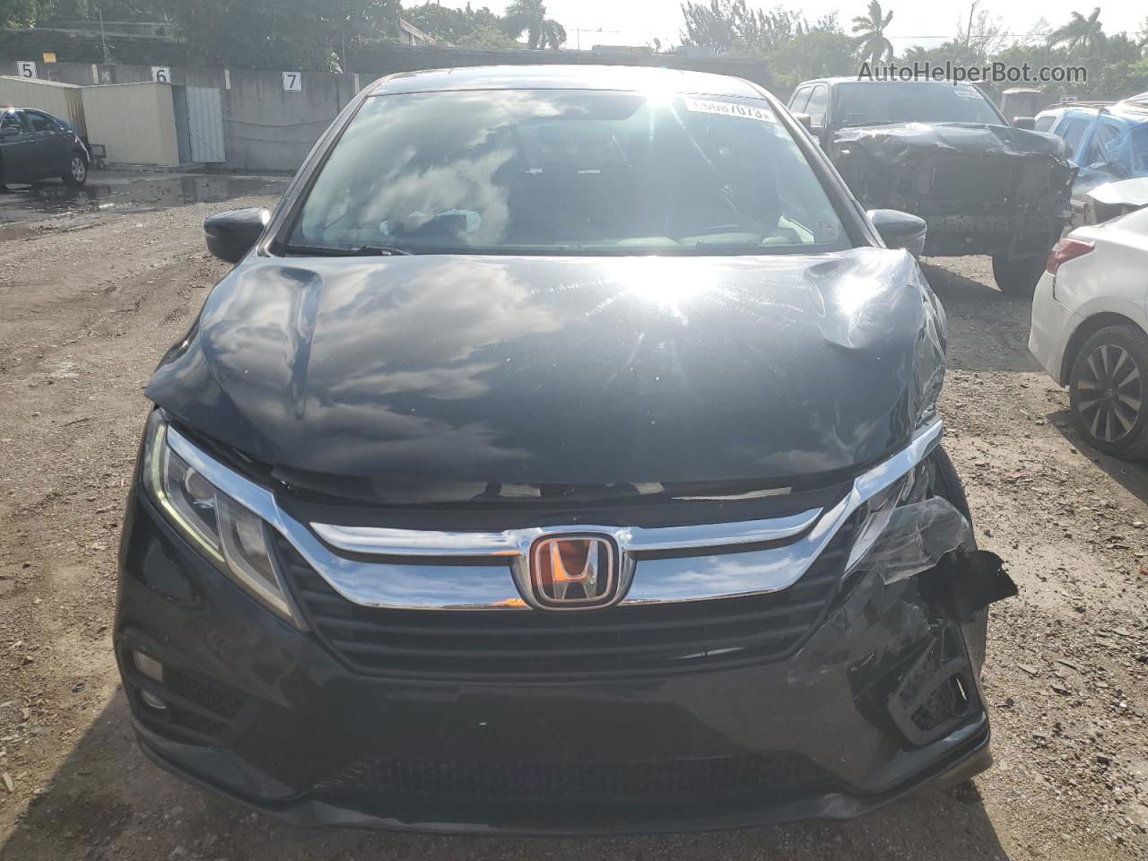 2019 Honda Odyssey Exl Черный vin: 5FNRL6H74KB081091