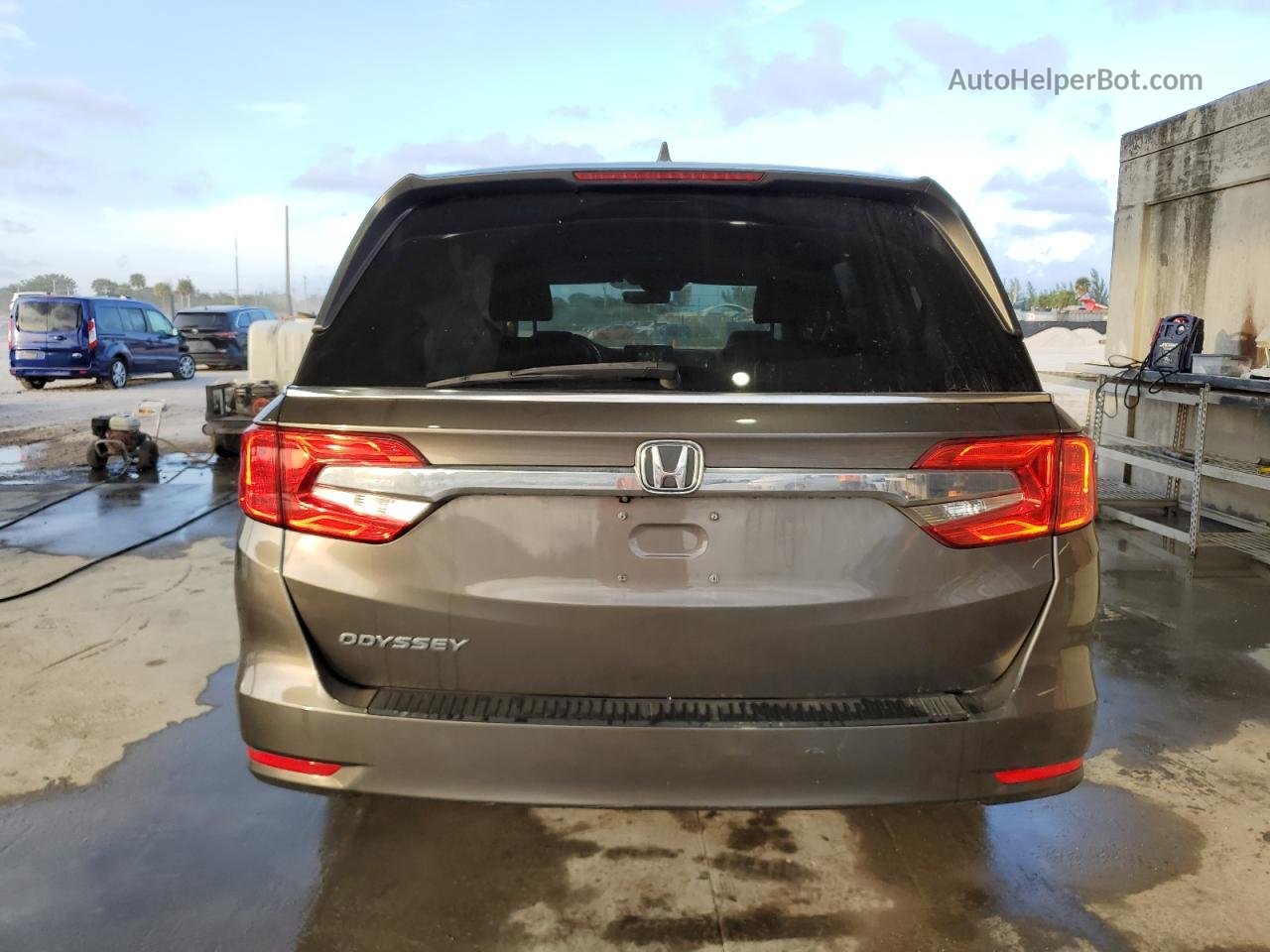 2019 Honda Odyssey Exl Gray vin: 5FNRL6H74KB082256