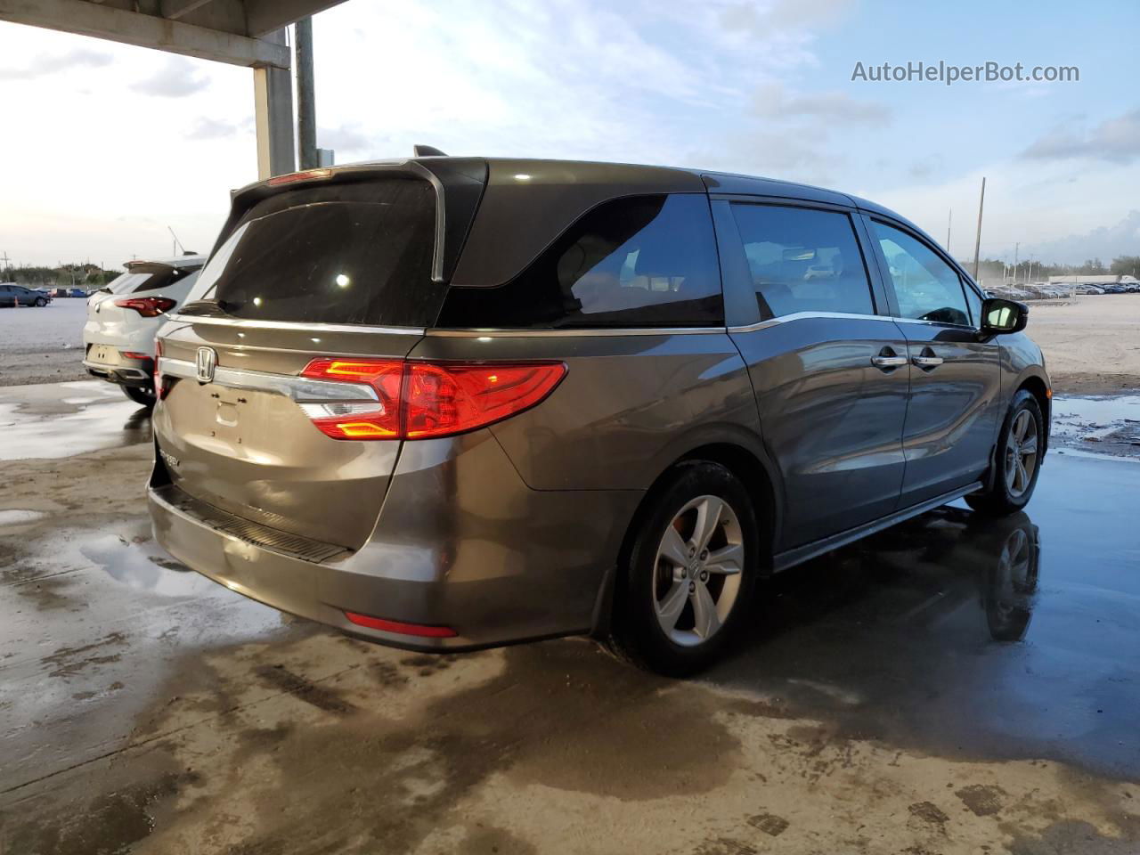 2019 Honda Odyssey Exl Gray vin: 5FNRL6H74KB082256