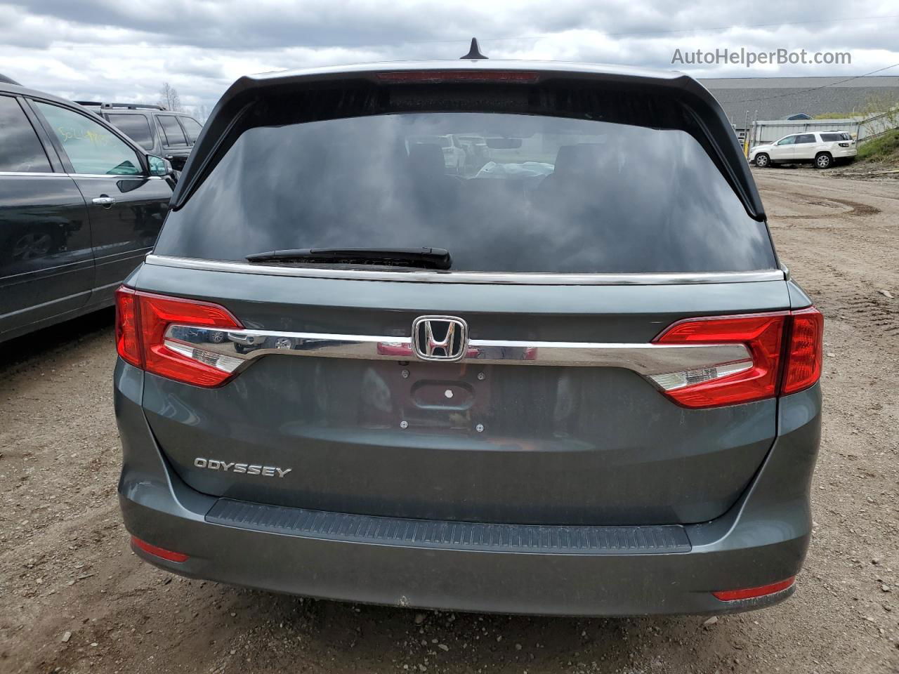 2019 Honda Odyssey Exl Gray vin: 5FNRL6H74KB088946