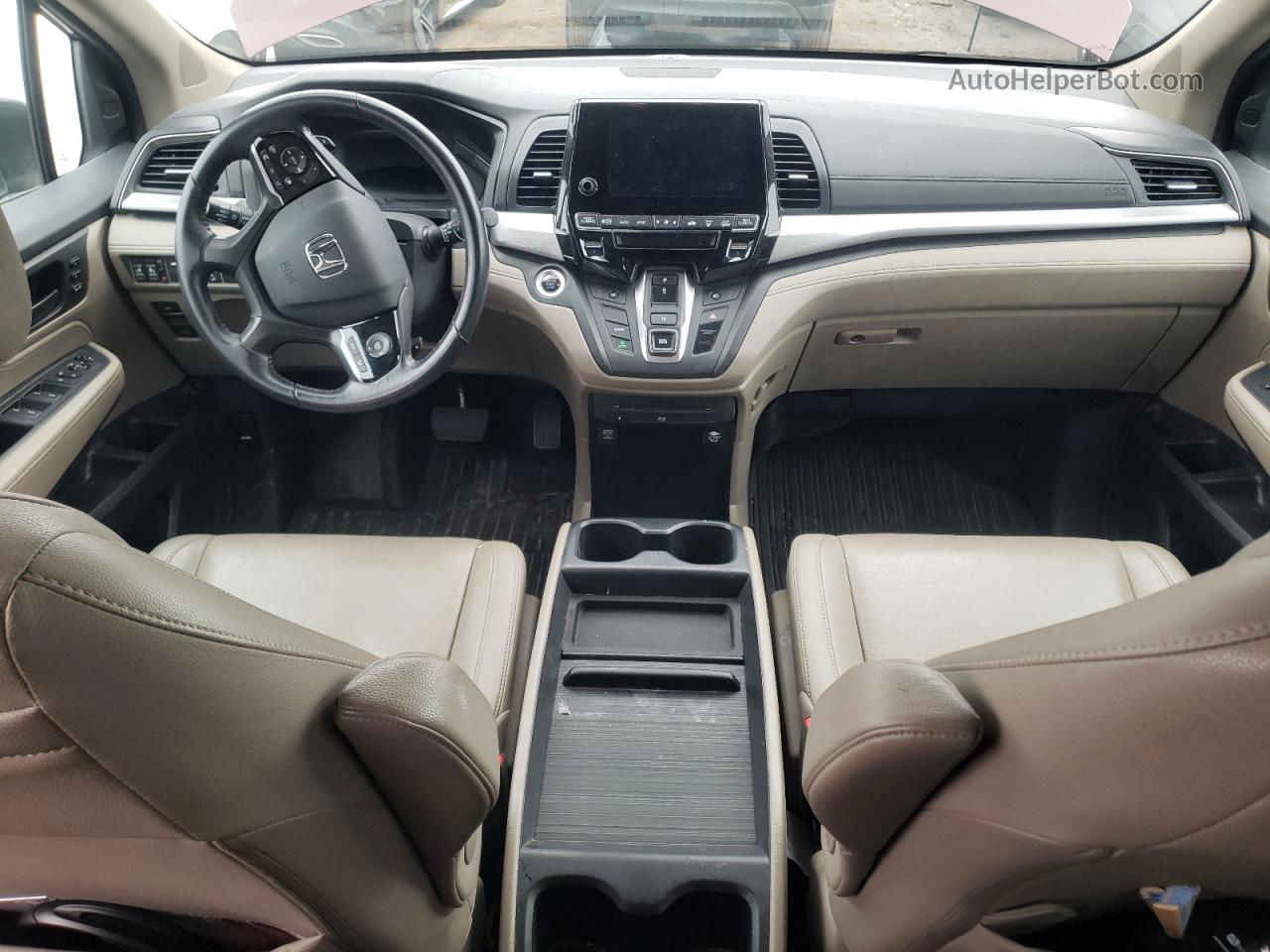 2019 Honda Odyssey Exl Темно-бордовый vin: 5FNRL6H74KB123128