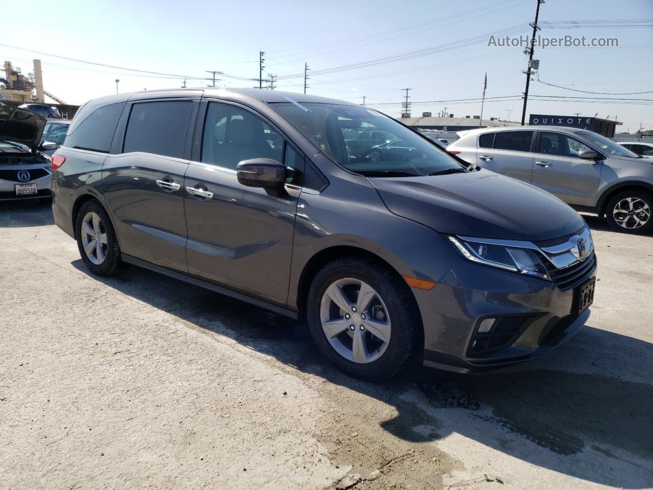 2019 Honda Odyssey Exl Угольный vin: 5FNRL6H74KB138194
