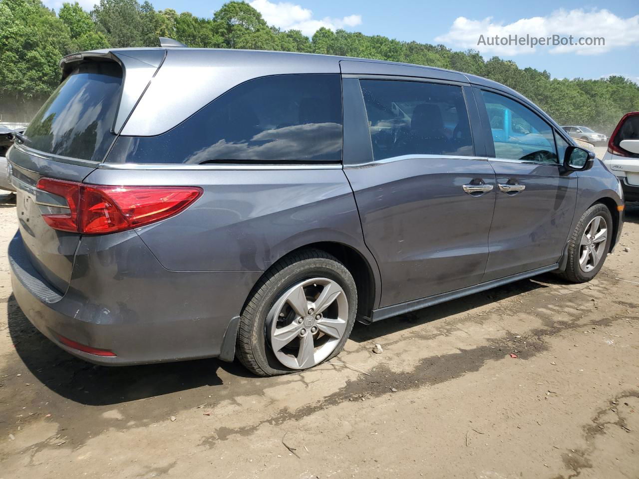 2020 Honda Odyssey Exl Gray vin: 5FNRL6H74LB014606