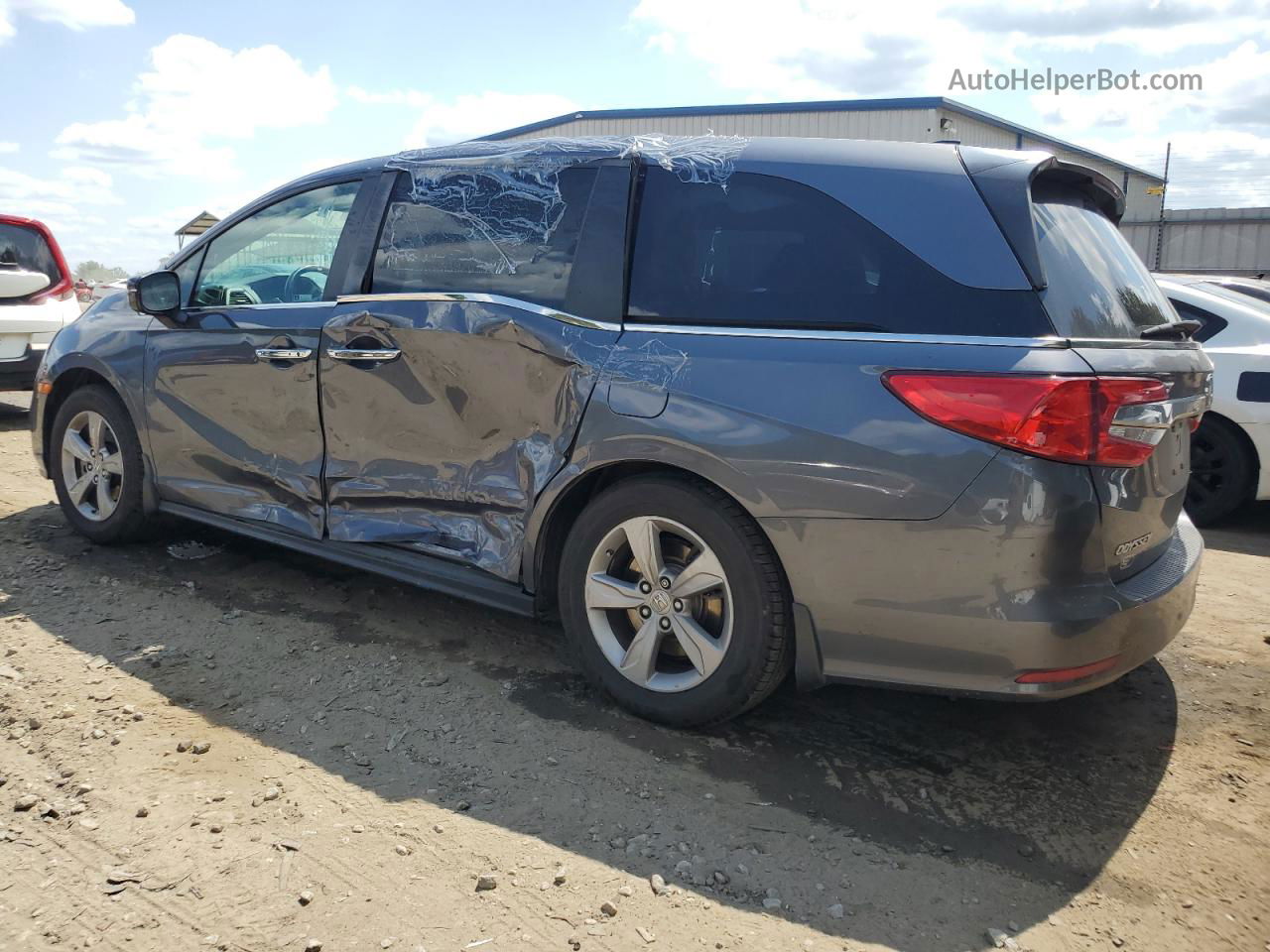 2020 Honda Odyssey Exl Gray vin: 5FNRL6H74LB014606