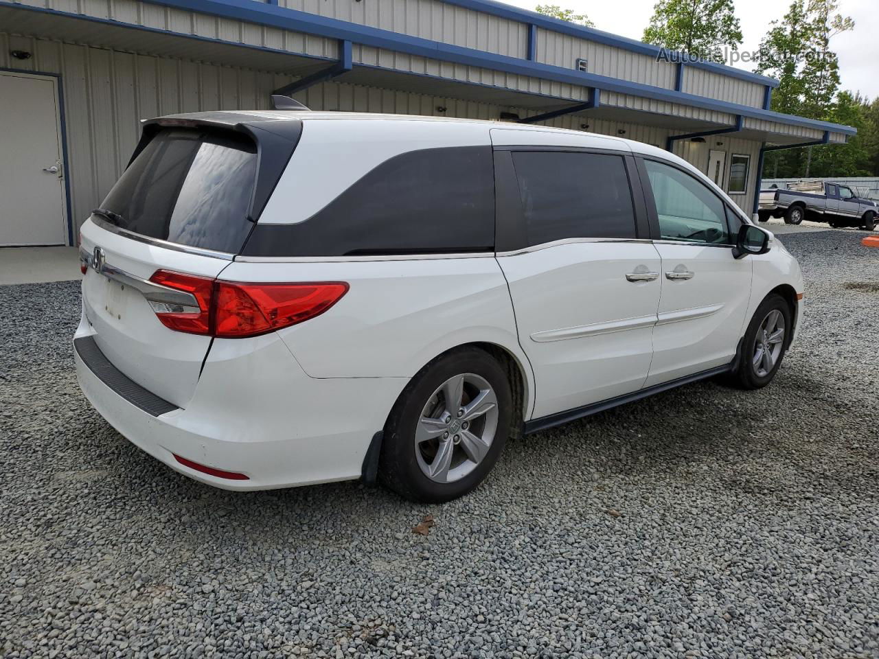 2020 Honda Odyssey Exl White vin: 5FNRL6H74LB060100