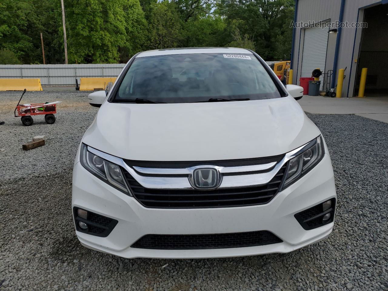 2020 Honda Odyssey Exl White vin: 5FNRL6H74LB060100