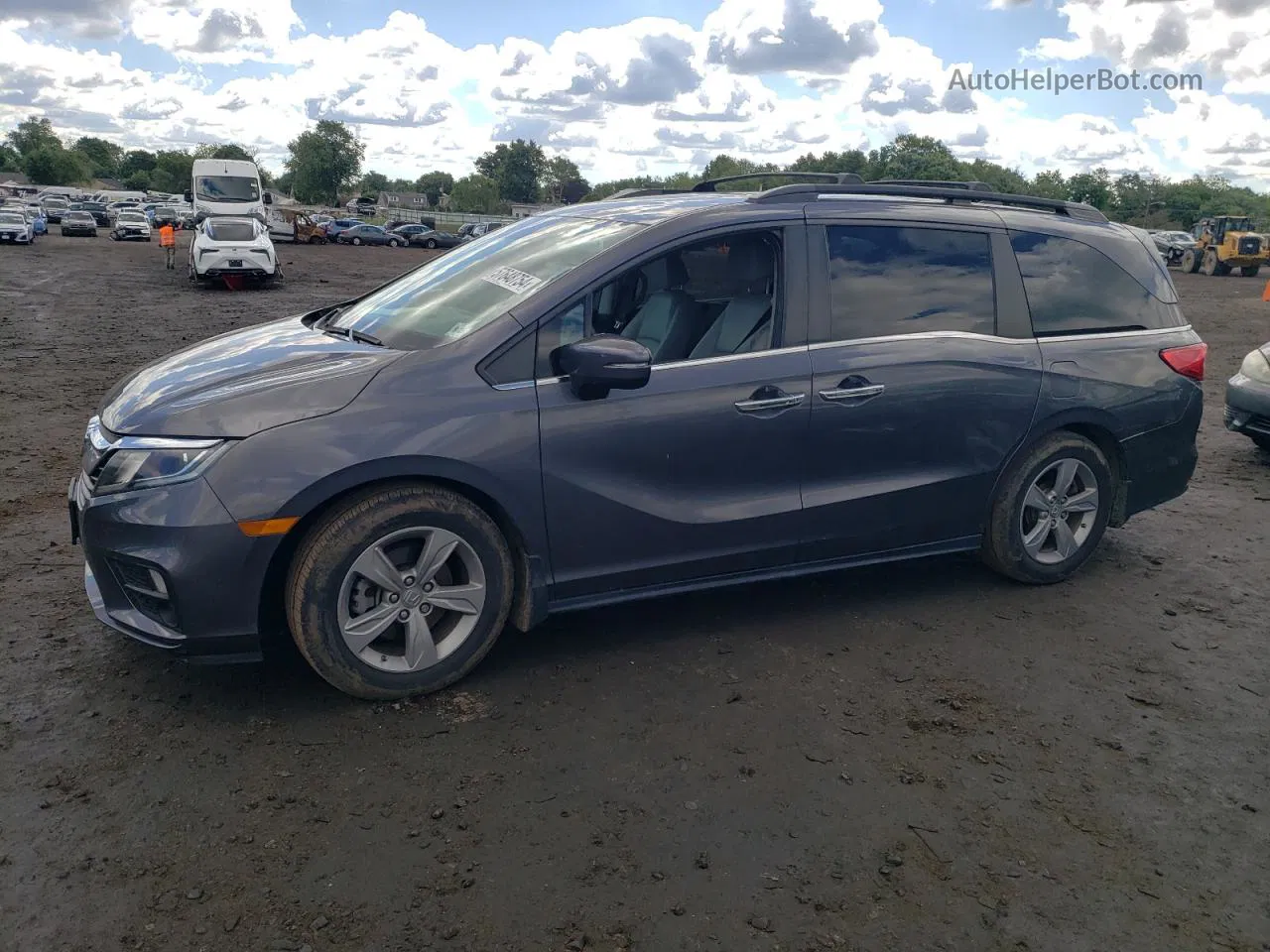 2020 Honda Odyssey Exl Gray vin: 5FNRL6H74LB060324