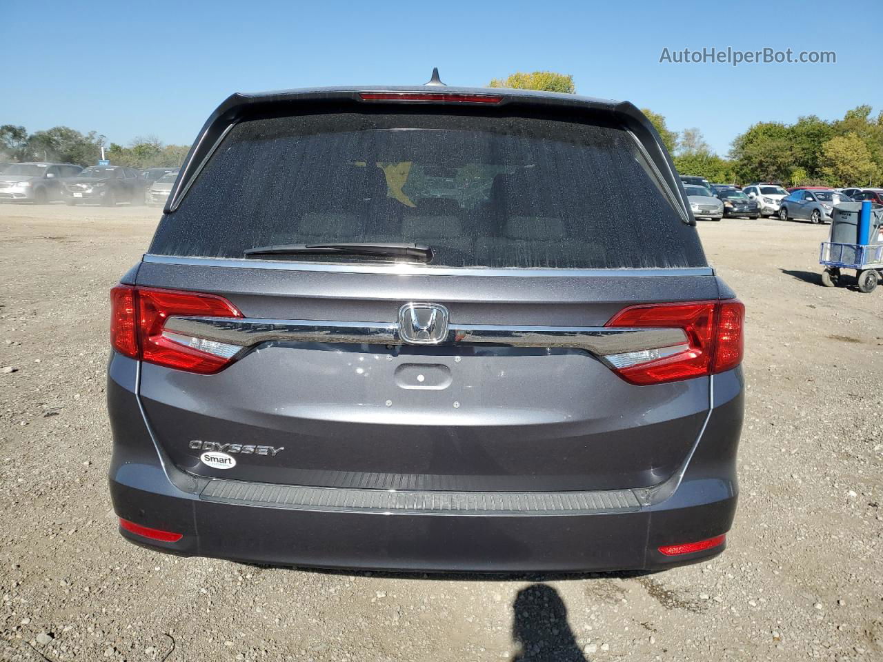 2020 Honda Odyssey Exl Gray vin: 5FNRL6H74LB062459