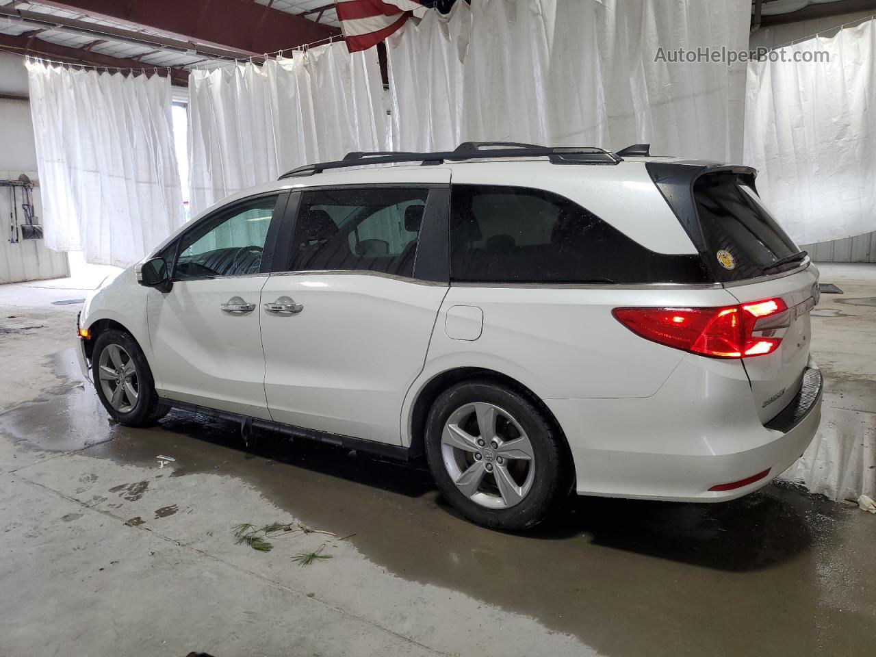 2020 Honda Odyssey Exl White vin: 5FNRL6H74LB064101