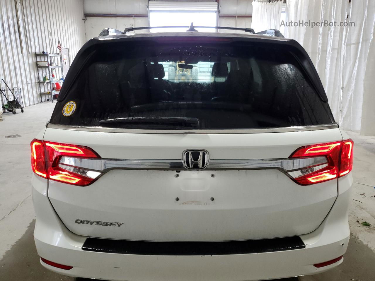 2020 Honda Odyssey Exl White vin: 5FNRL6H74LB064101