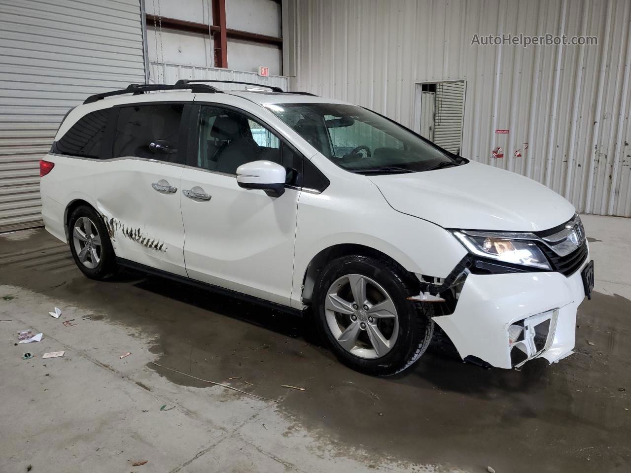 2020 Honda Odyssey Exl White vin: 5FNRL6H74LB064101