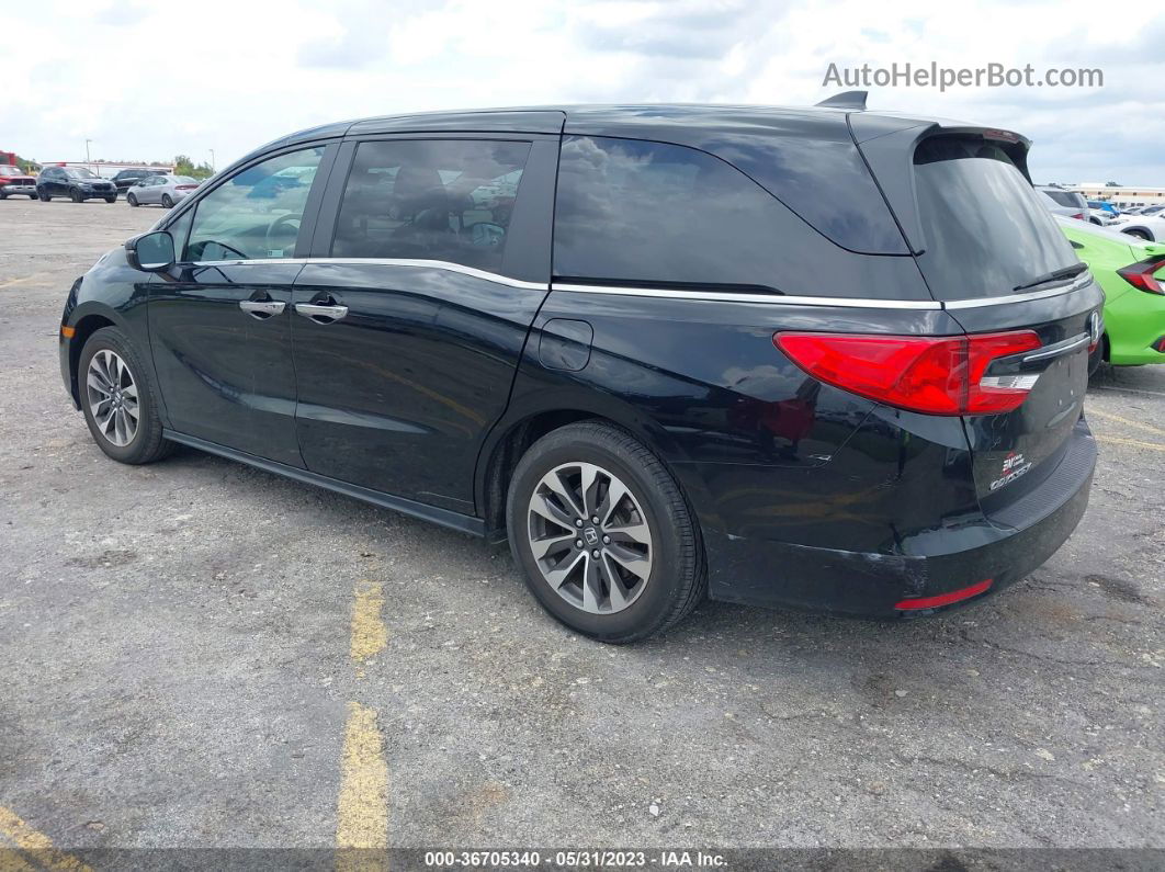 2021 Honda Odyssey Ex-l Black vin: 5FNRL6H74MB030290