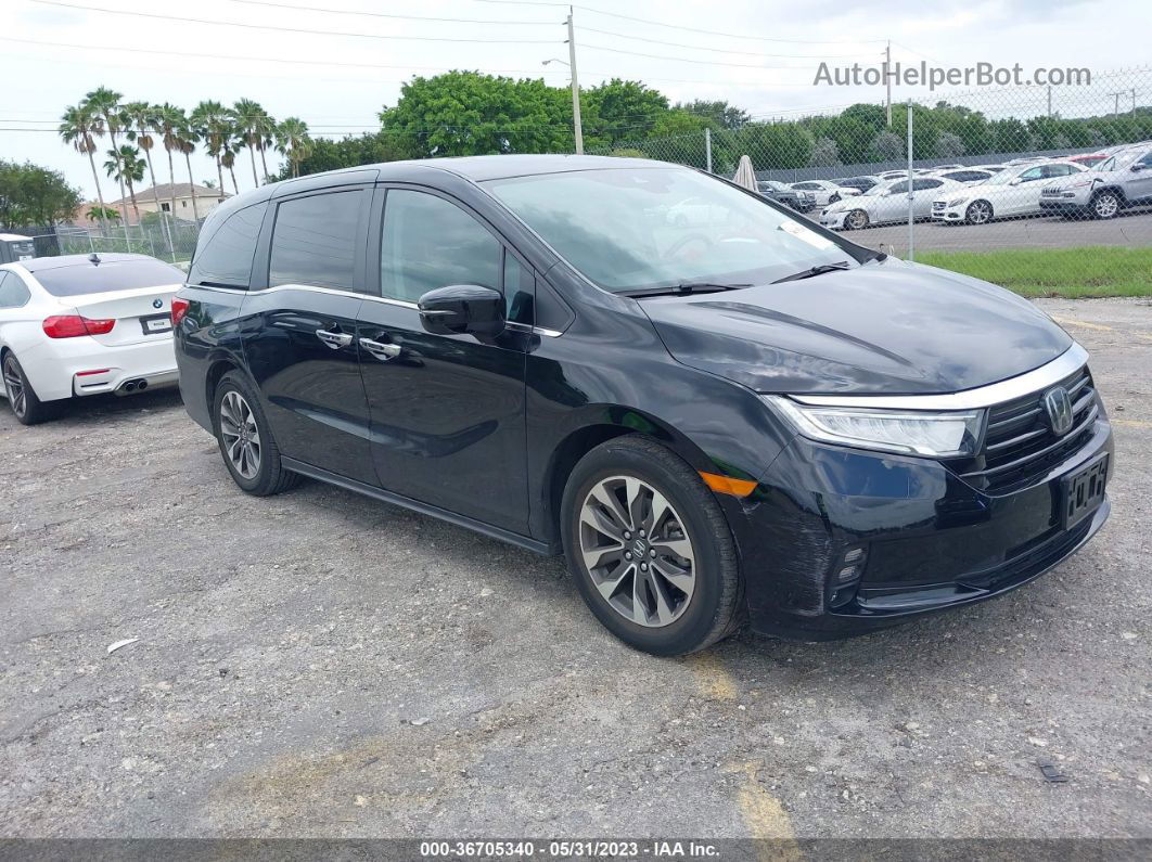 2021 Honda Odyssey Ex-l Черный vin: 5FNRL6H74MB030290