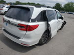 2021 Honda Odyssey Exl White vin: 5FNRL6H74MB035974