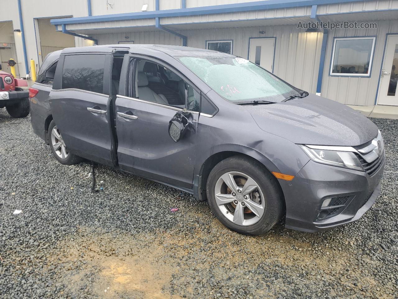 2019 Honda Odyssey Exl Gray vin: 5FNRL6H75KB045555