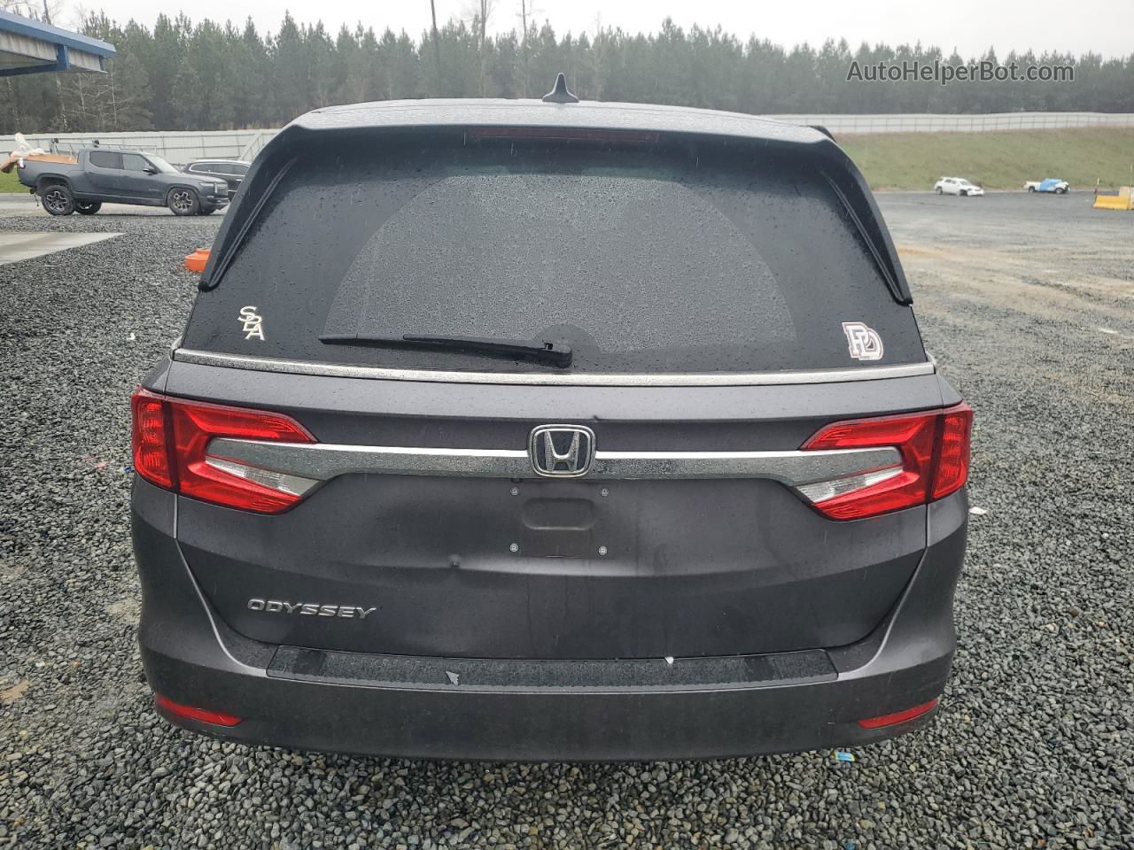 2019 Honda Odyssey Exl Gray vin: 5FNRL6H75KB045555