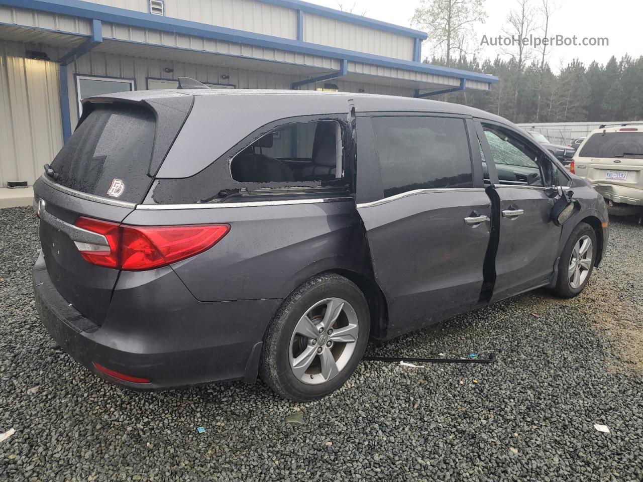 2019 Honda Odyssey Exl Gray vin: 5FNRL6H75KB045555