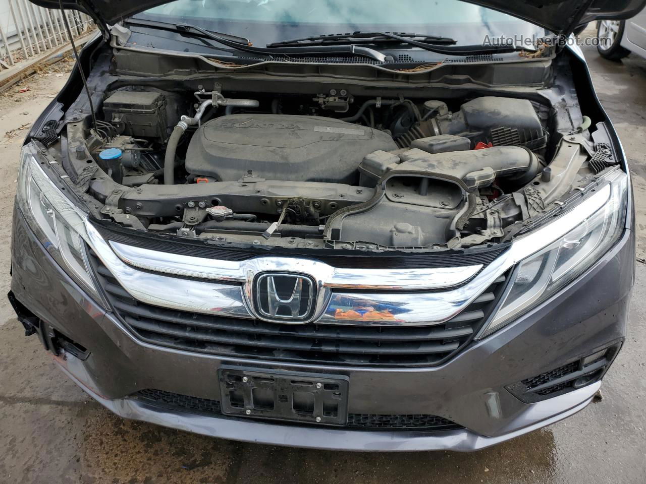 2019 Honda Odyssey Exl Charcoal vin: 5FNRL6H75KB063229