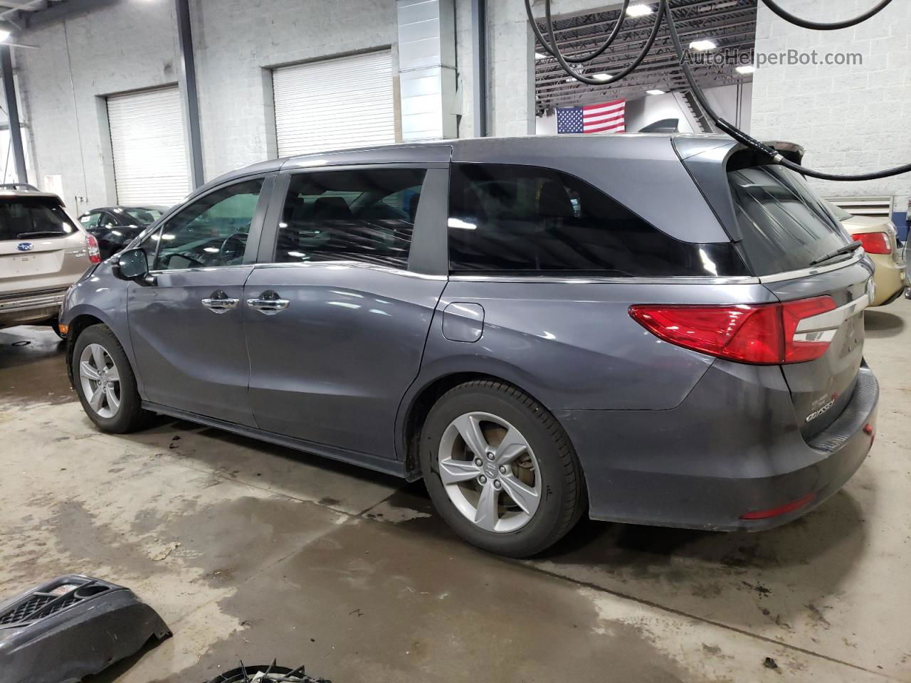 2019 Honda Odyssey Exl Gray vin: 5FNRL6H75KB102823