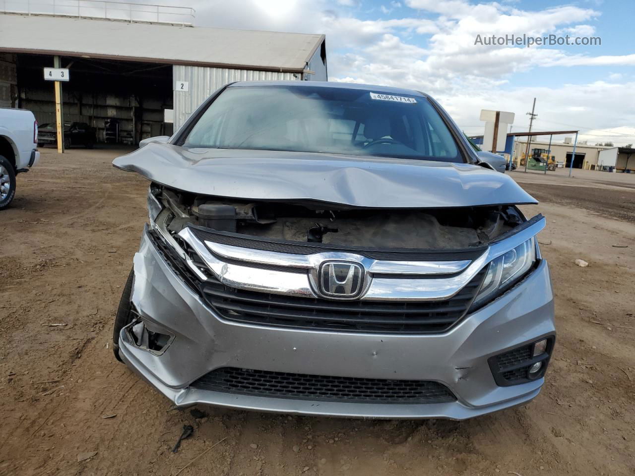 2019 Honda Odyssey Exl Silver vin: 5FNRL6H75KB106127