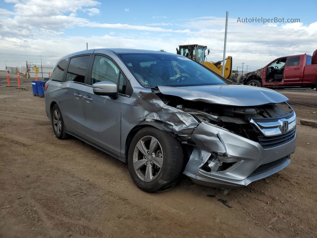 2019 Honda Odyssey Exl Silver vin: 5FNRL6H75KB106127