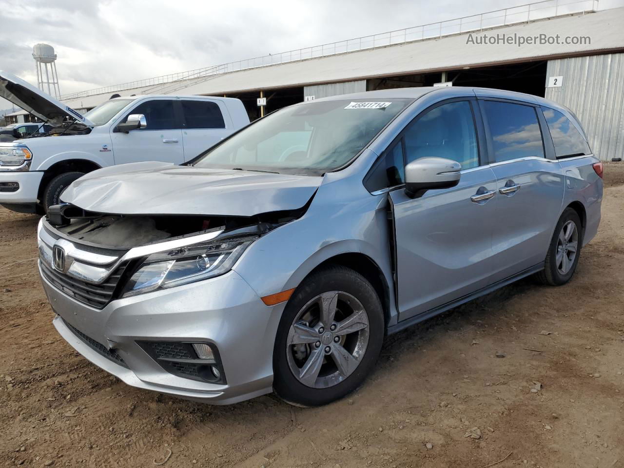 2019 Honda Odyssey Exl Silver vin: 5FNRL6H75KB106127