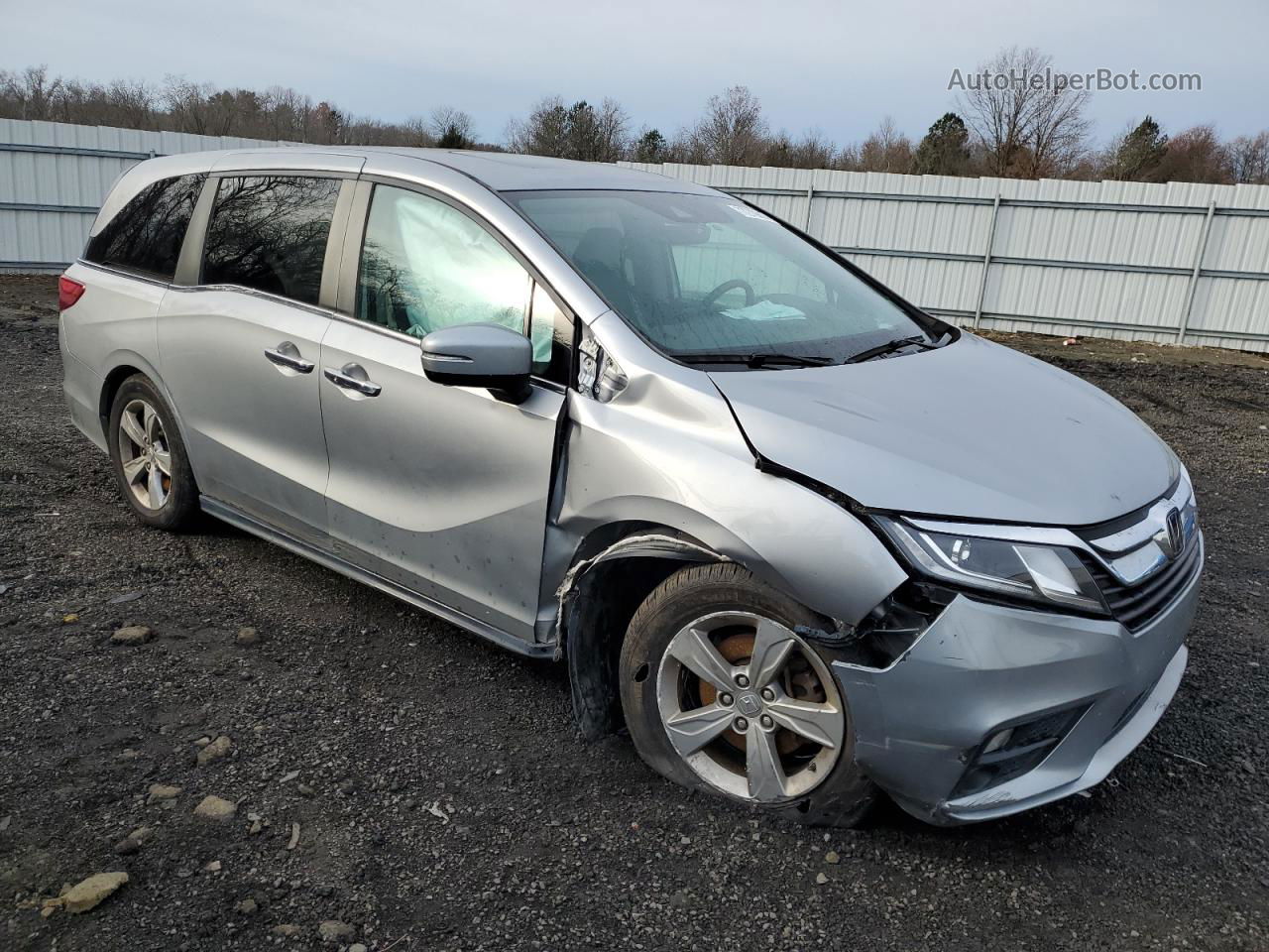 2019 Honda Odyssey Exl Gray vin: 5FNRL6H75KB129021