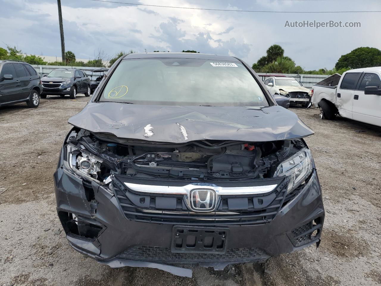 2020 Honda Odyssey Exl Gray vin: 5FNRL6H75LB032368