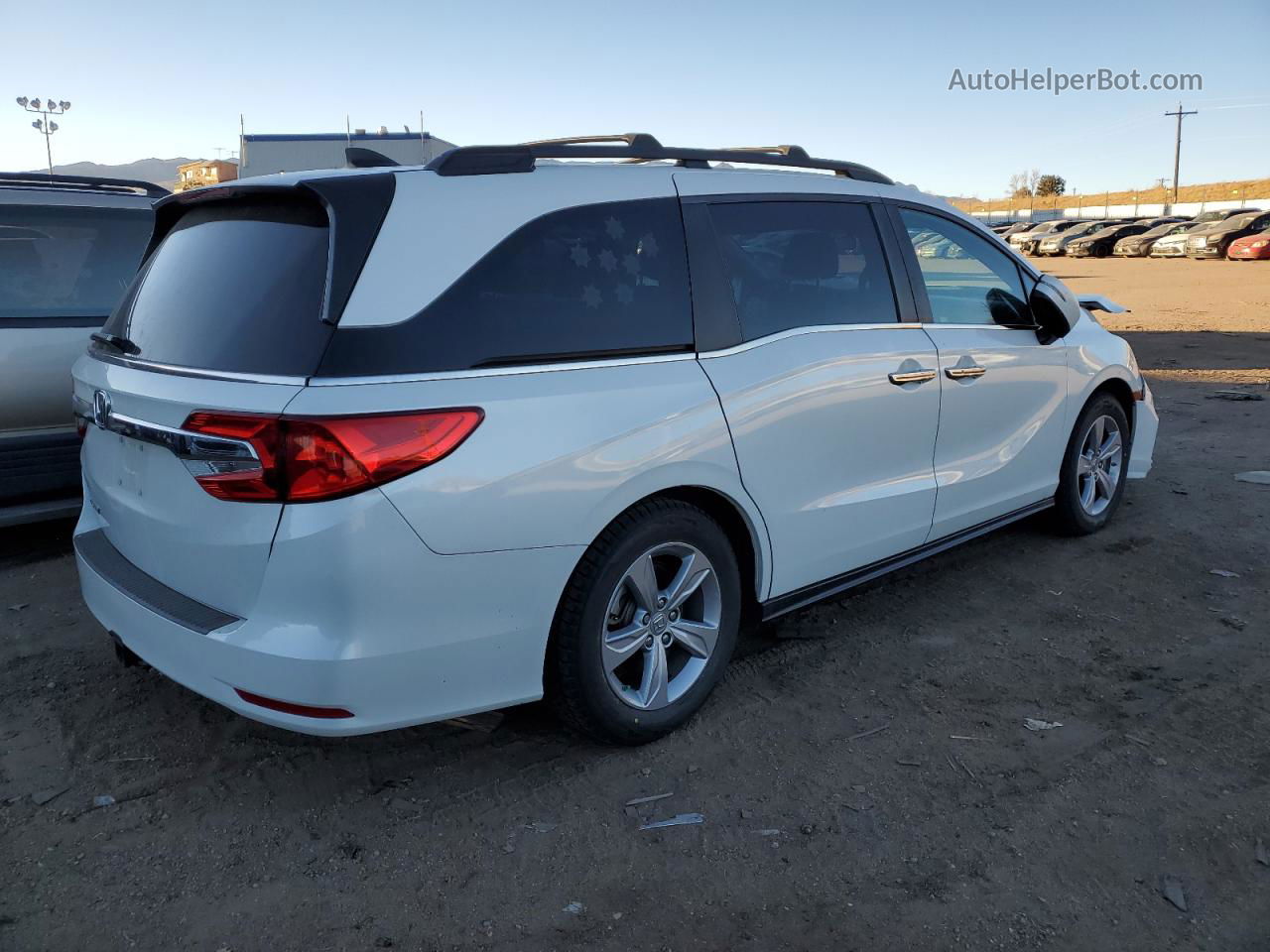 2020 Honda Odyssey Exl Белый vin: 5FNRL6H75LB035898