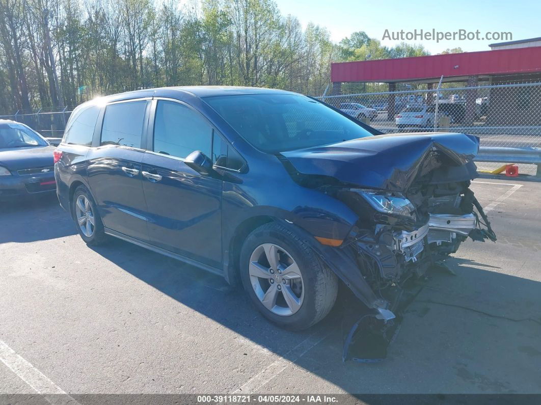 2020 Honda Odyssey Ex-l/ex-l W/navi   Res Blue vin: 5FNRL6H75LB062289