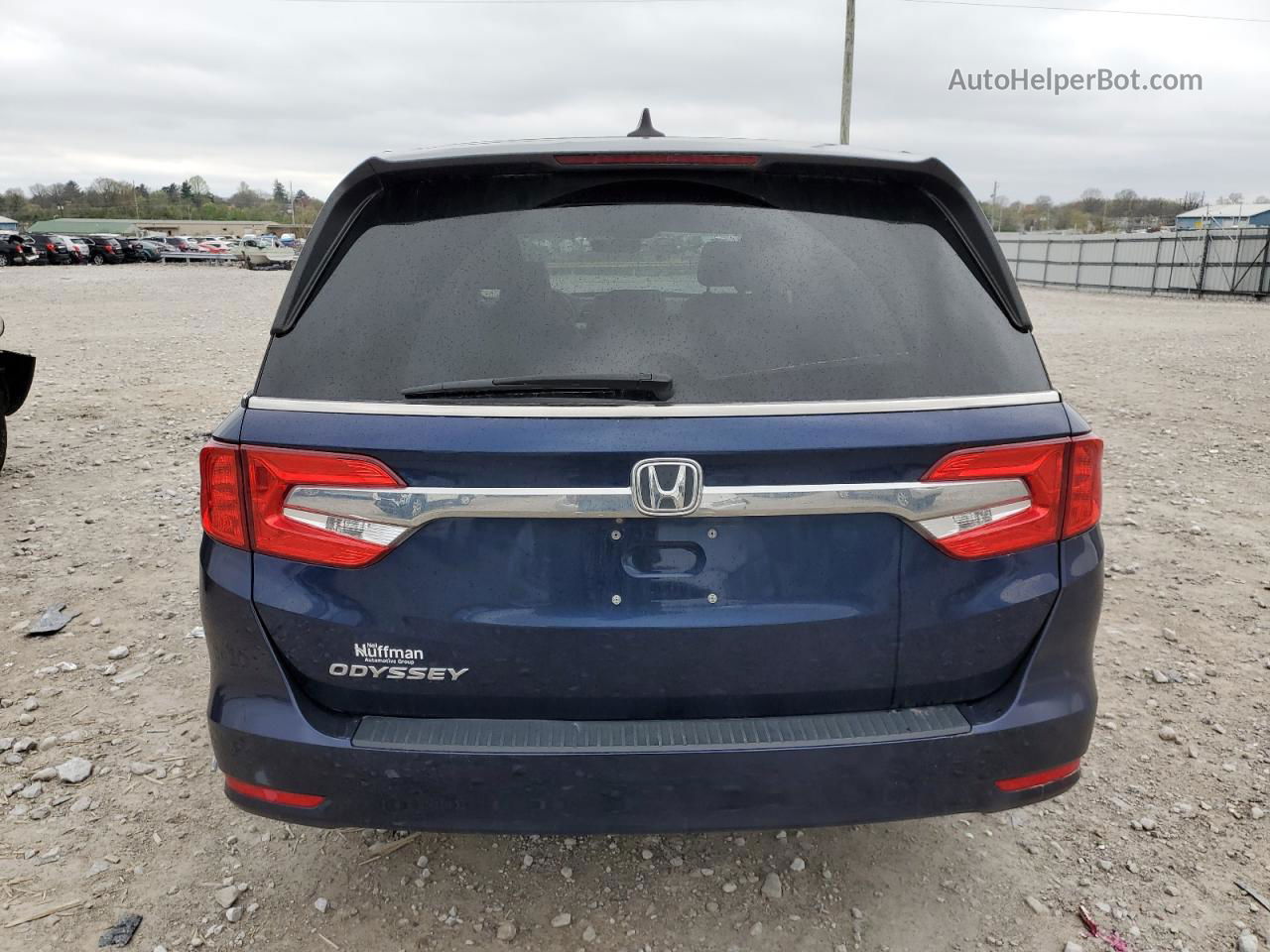 2020 Honda Odyssey Exl Blue vin: 5FNRL6H75LB063345