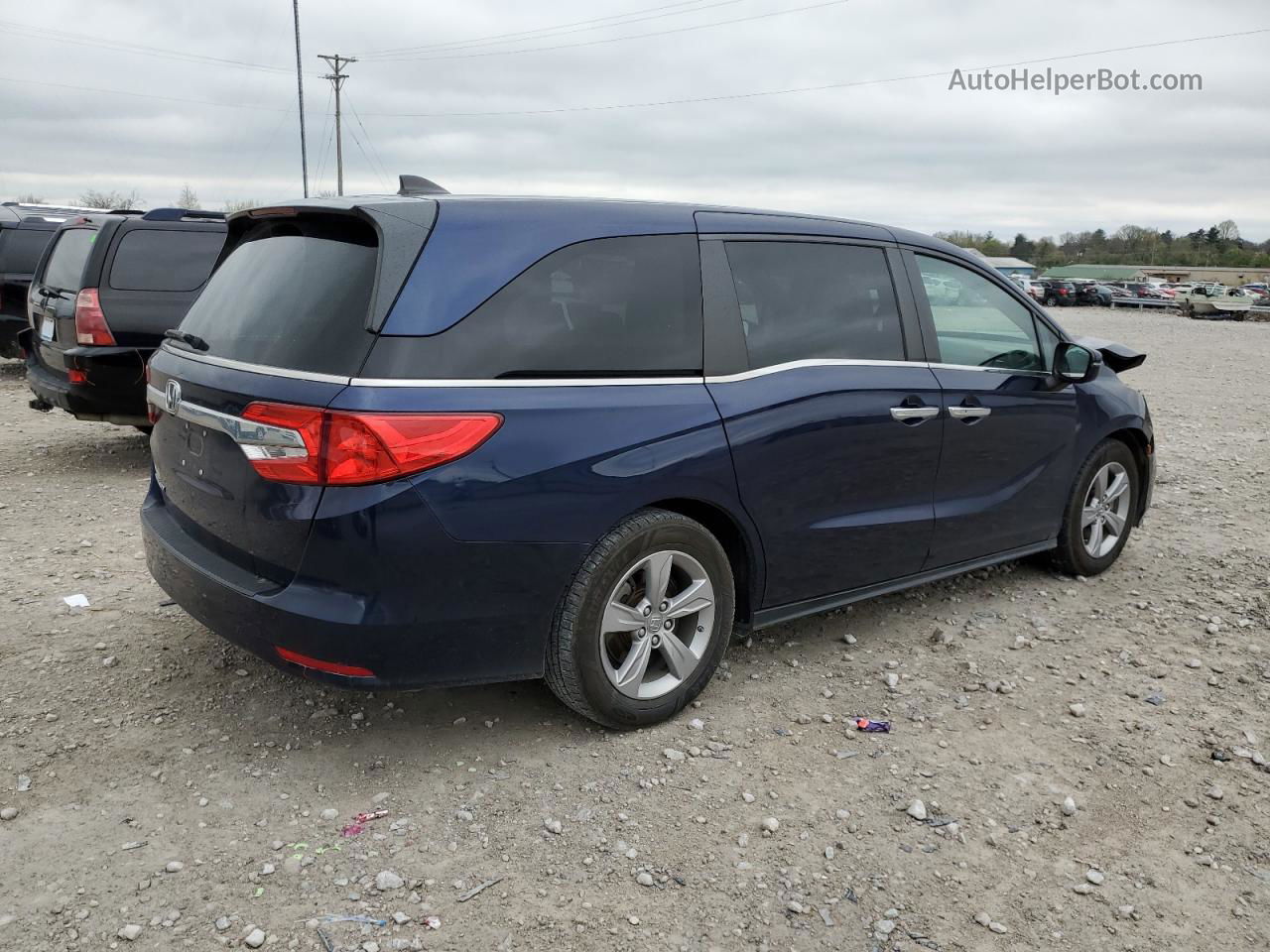 2020 Honda Odyssey Exl Blue vin: 5FNRL6H75LB063345