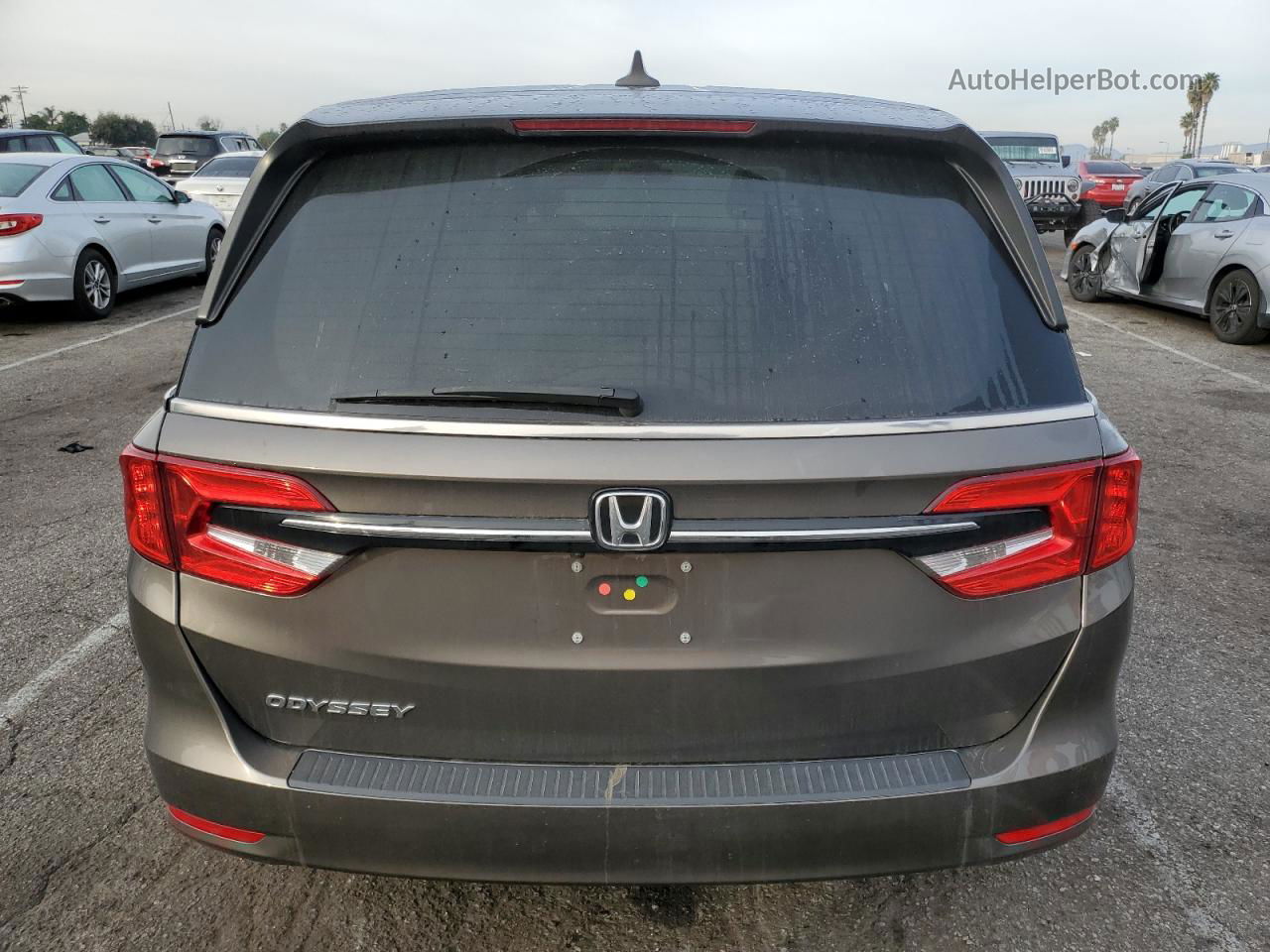 2021 Honda Odyssey Exl Серый vin: 5FNRL6H75MB011182