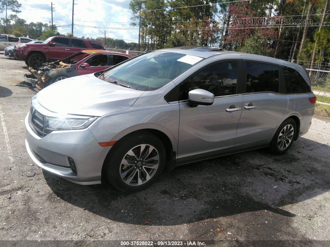 2021 Honda Odyssey Ex-l Silver vin: 5FNRL6H75MB024644