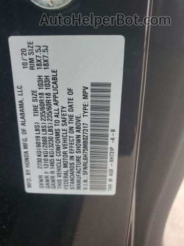 2021 Honda Odyssey Exl Черный vin: 5FNRL6H75MB027317