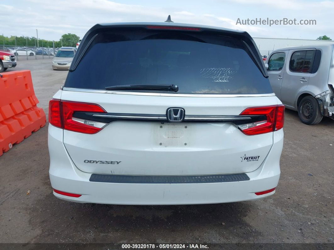 2021 Honda Odyssey Ex-l White vin: 5FNRL6H75MB035658