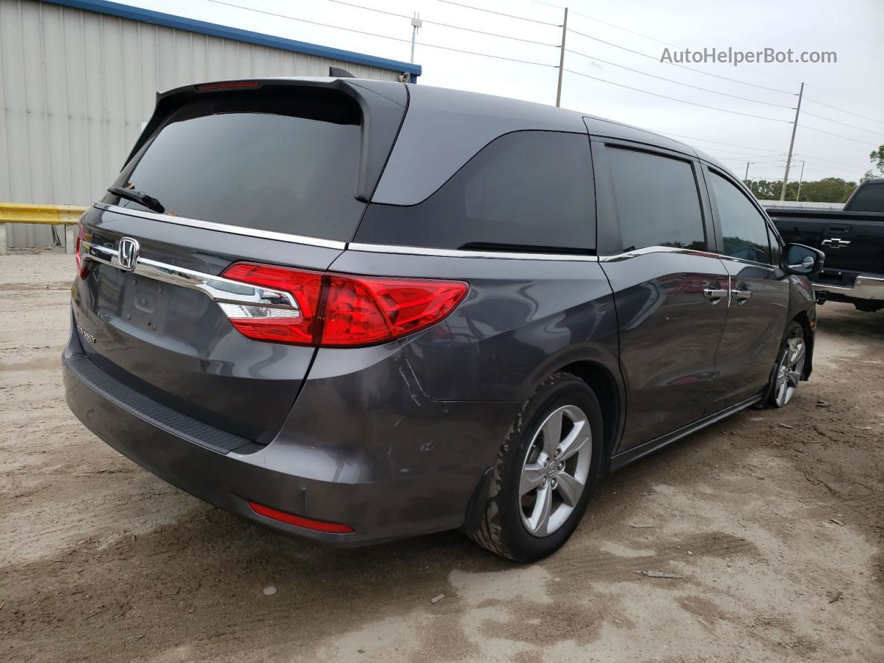 2019 Honda Odyssey Exl Gray vin: 5FNRL6H76KB012063