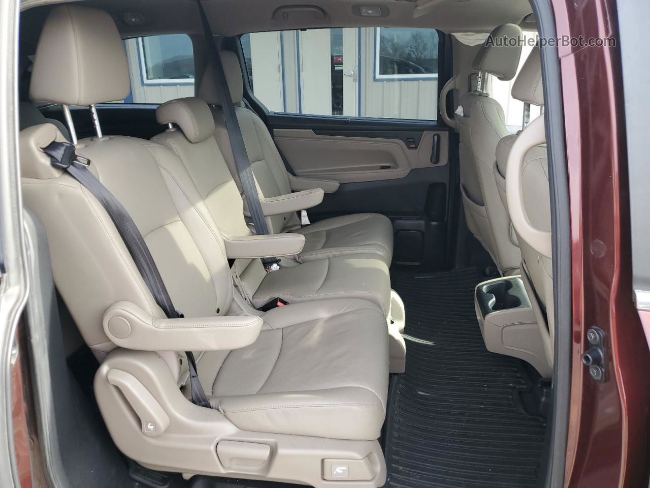 2019 Honda Odyssey Exl Бордовый vin: 5FNRL6H76KB015934