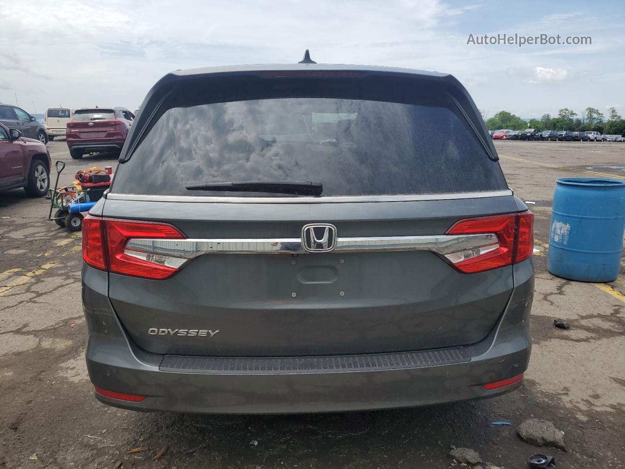 2019 Honda Odyssey Exl Серый vin: 5FNRL6H76KB046472