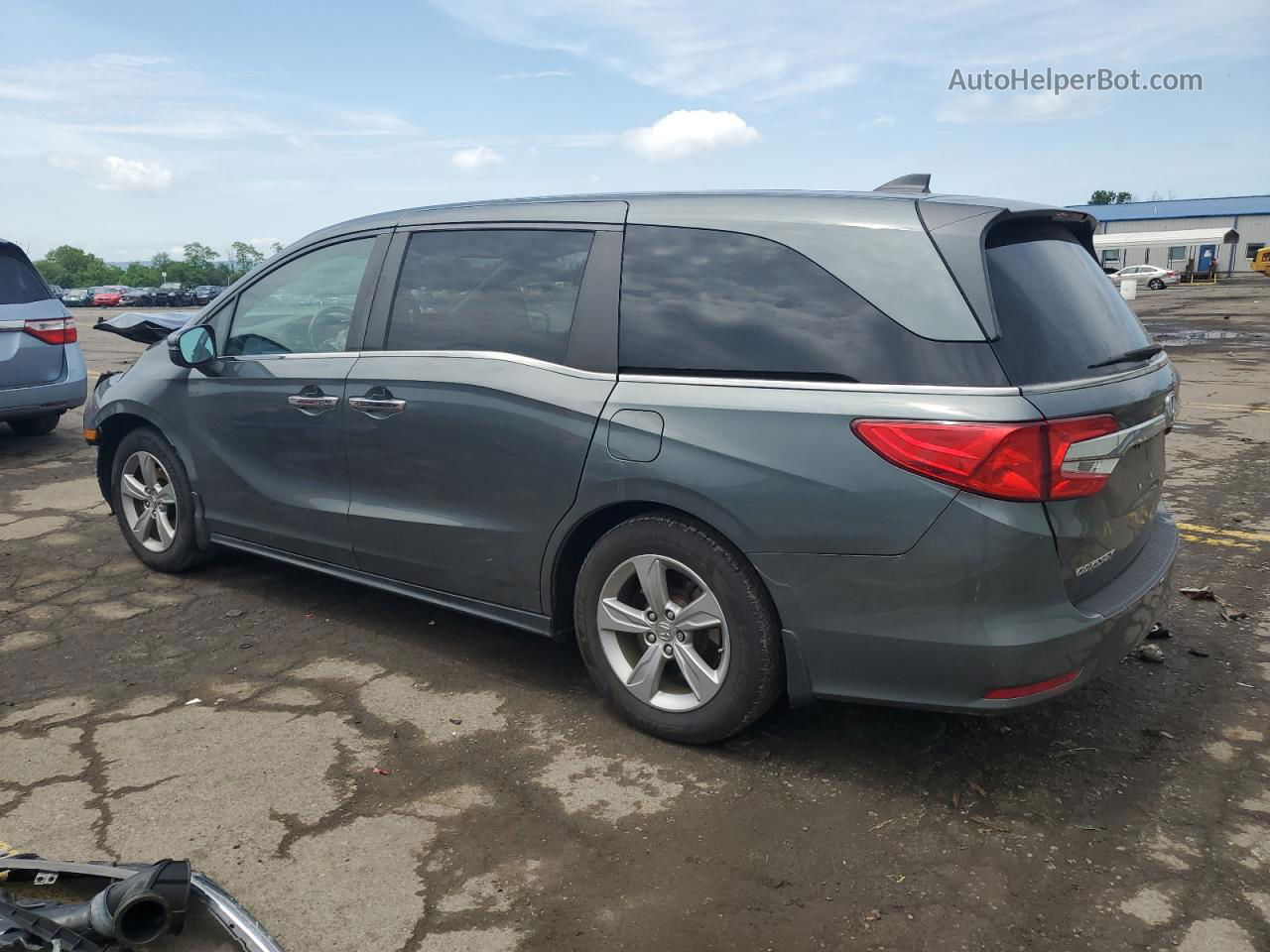 2019 Honda Odyssey Exl Gray vin: 5FNRL6H76KB046472