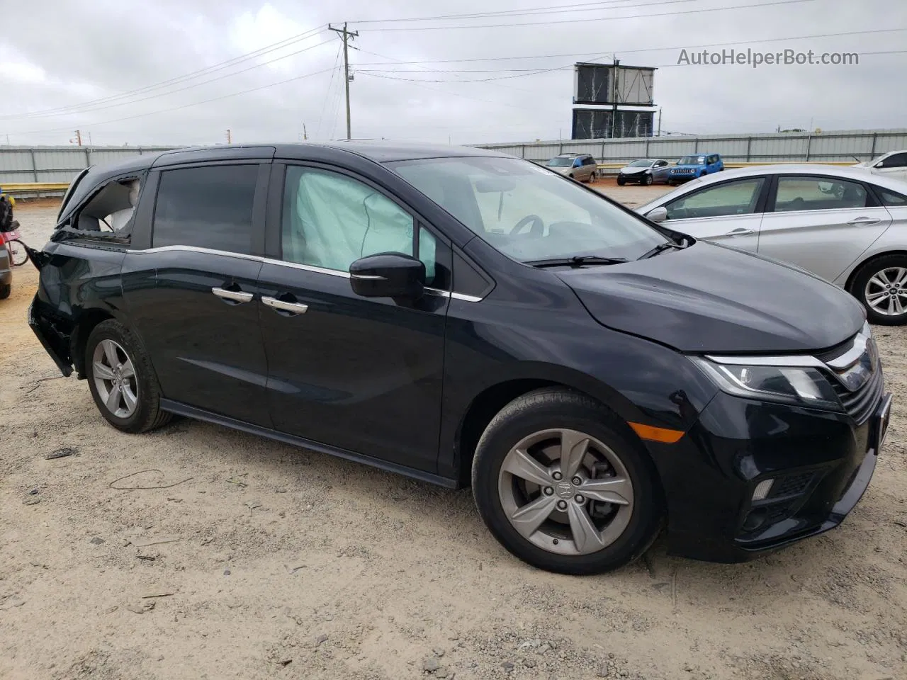 2019 Honda Odyssey Exl Черный vin: 5FNRL6H76KB080458