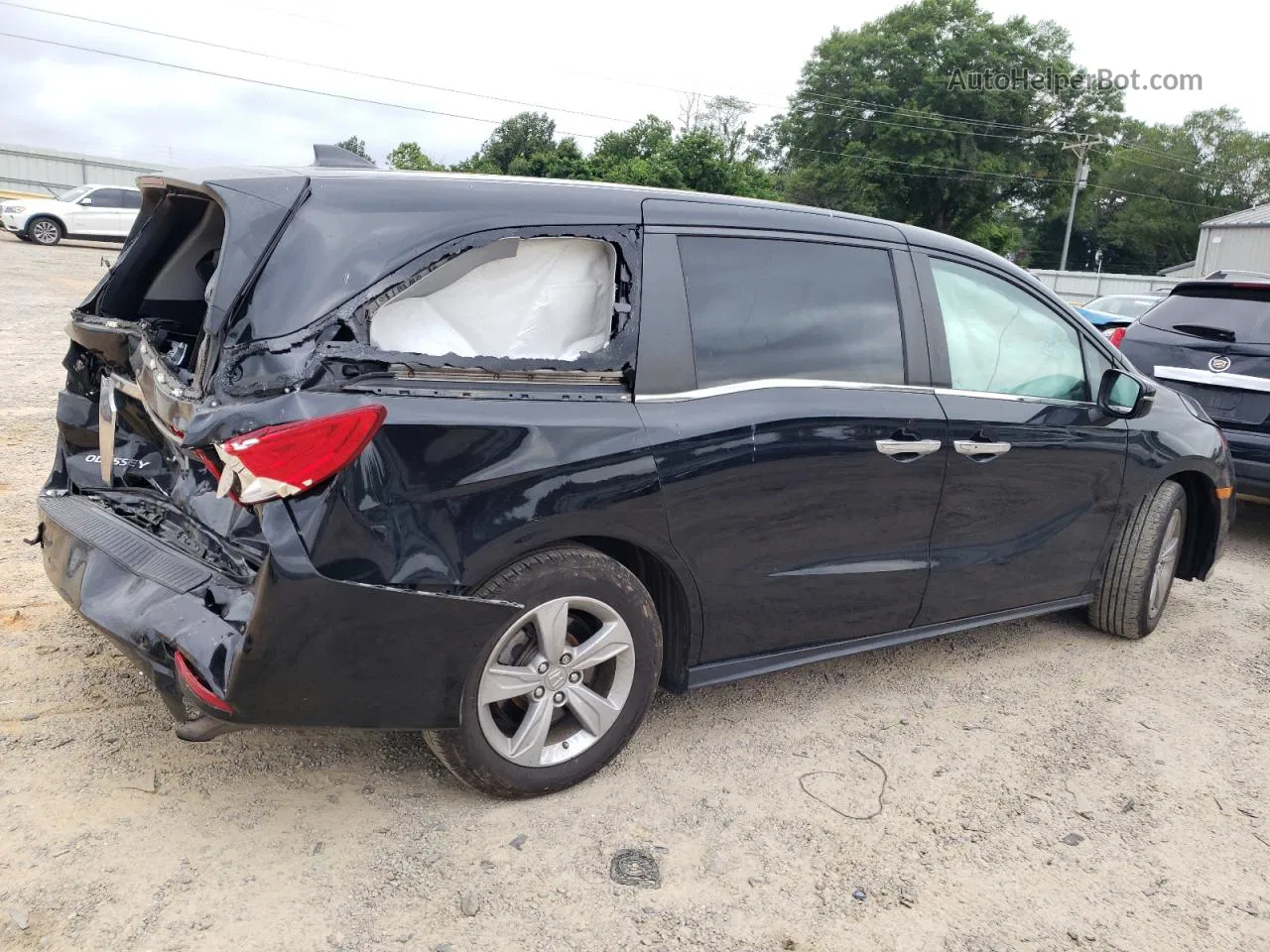 2019 Honda Odyssey Exl Black vin: 5FNRL6H76KB080458