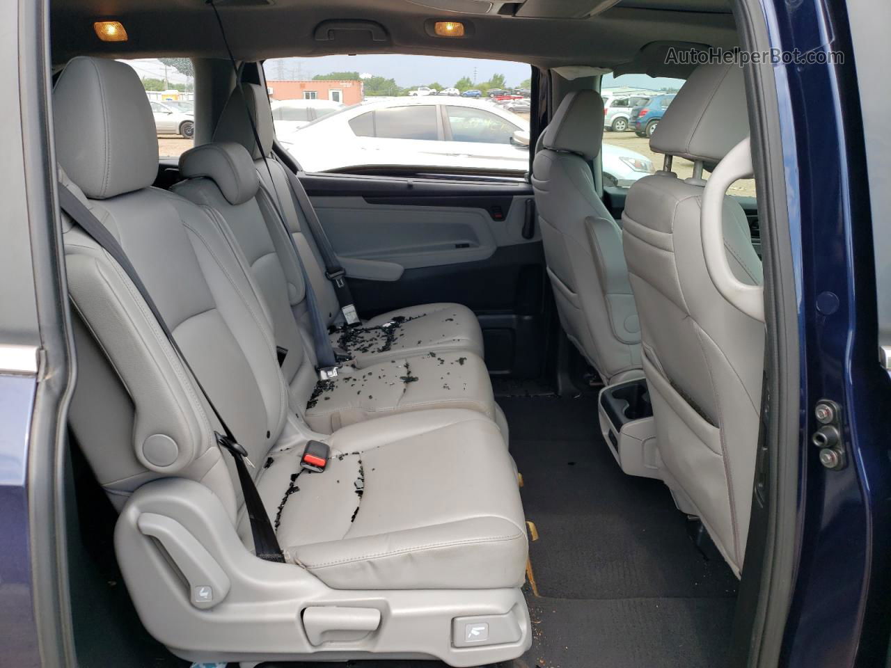 2019 Honda Odyssey Exl Blue vin: 5FNRL6H76KB122319