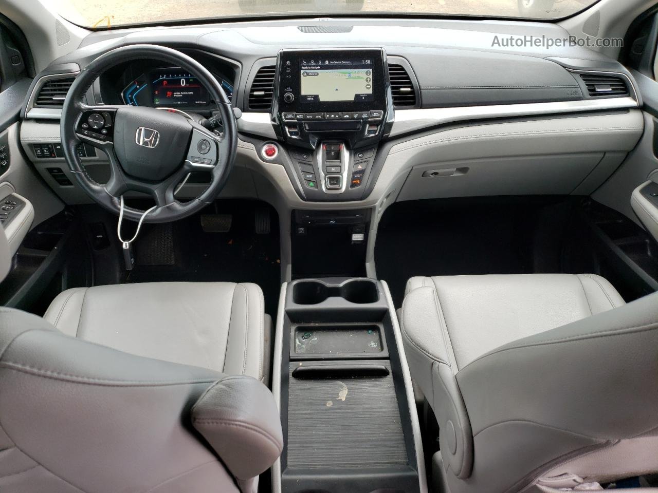 2019 Honda Odyssey Exl Синий vin: 5FNRL6H76KB122319