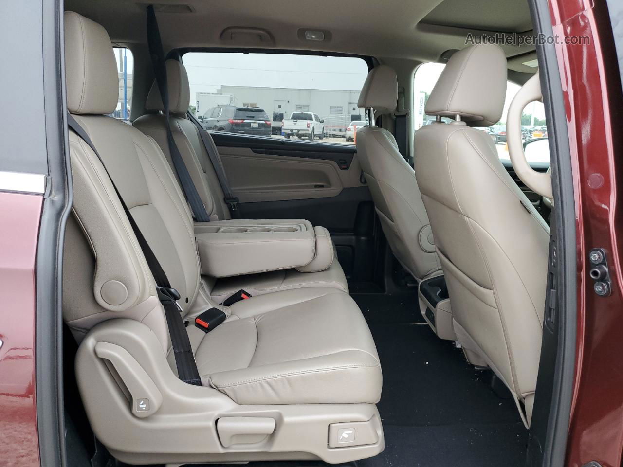 2019 Honda Odyssey Exl Темно-бордовый vin: 5FNRL6H76KB129433