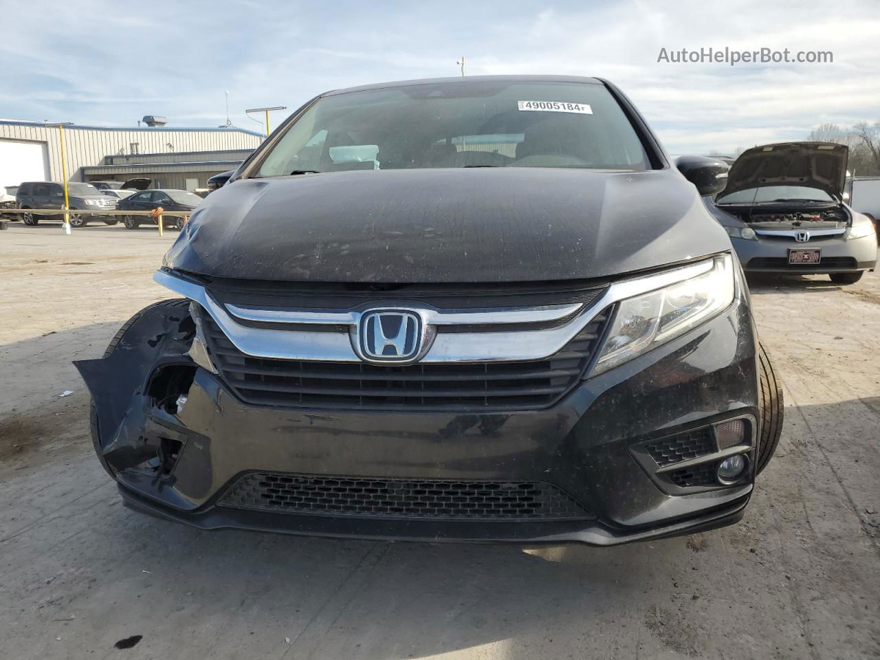 2020 Honda Odyssey Exl Черный vin: 5FNRL6H76LB002960