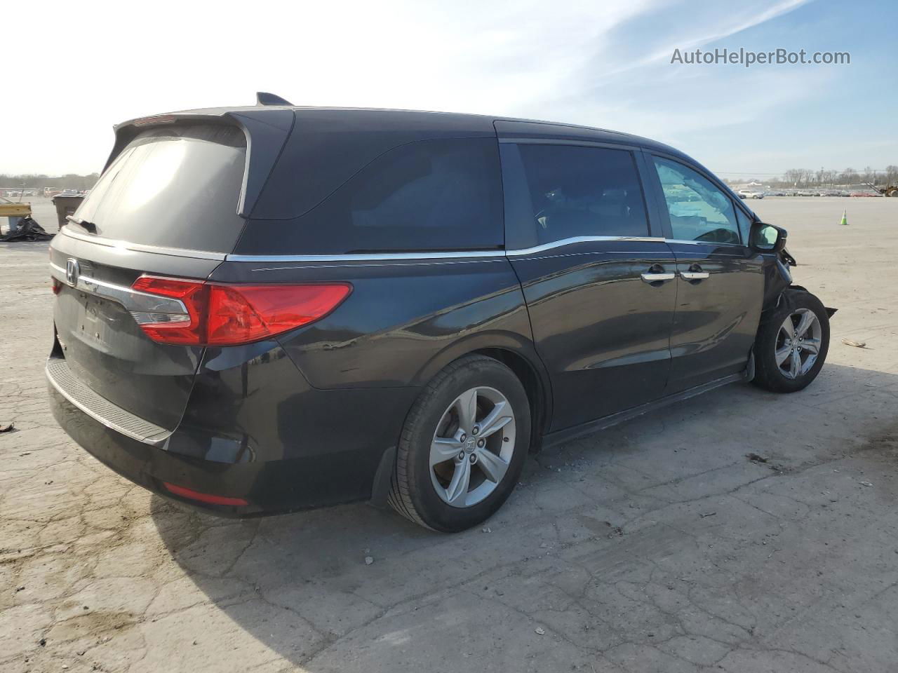 2020 Honda Odyssey Exl Черный vin: 5FNRL6H76LB002960