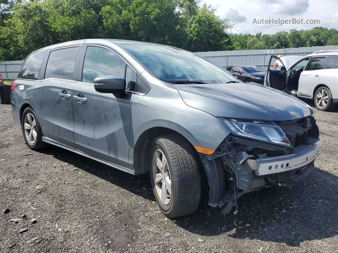 2020 Honda Odyssey Exl Gray vin: 5FNRL6H76LB010671